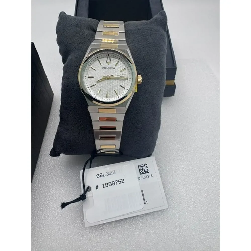 NEW Bulova Women's Classic Two-Tone Stainless Steel Quartz Watch 98L323